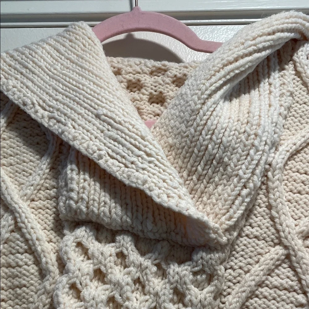 Cozy Cream Cable Knit Sweater